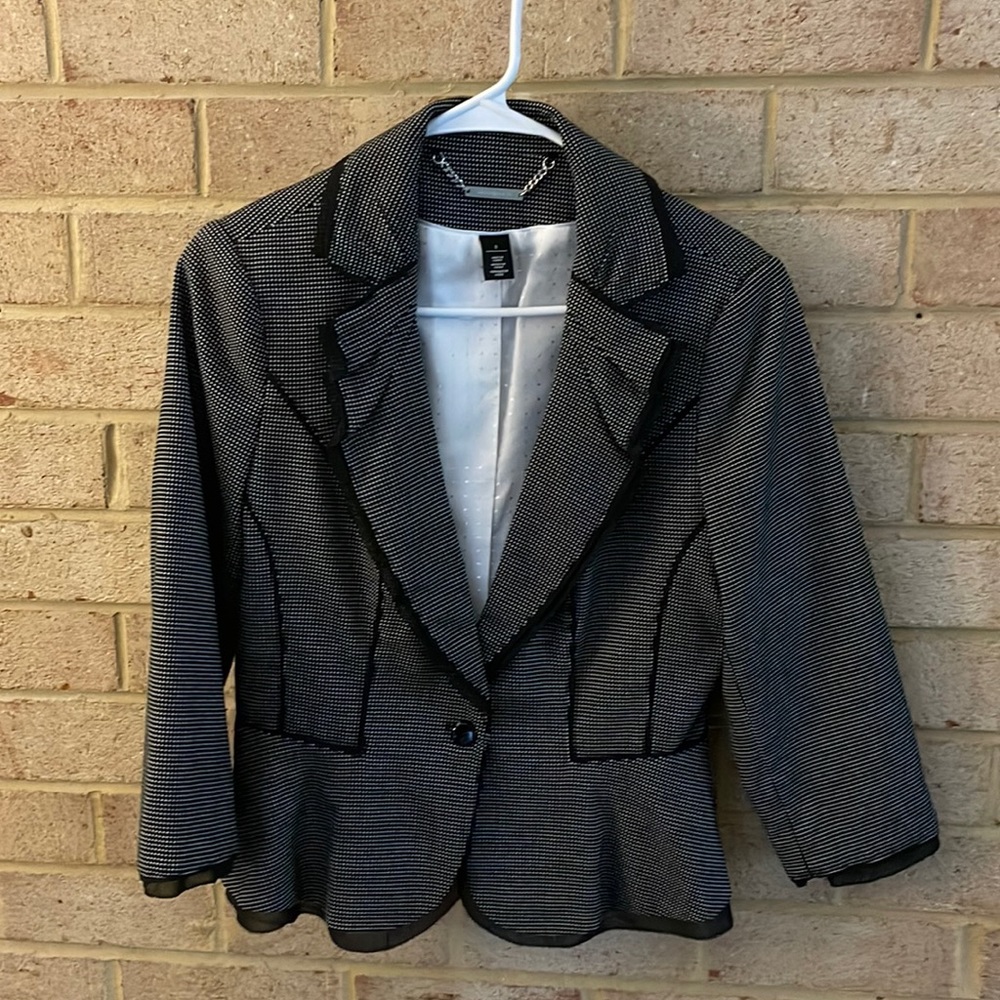 White House Black Market Polka Dot Jacket